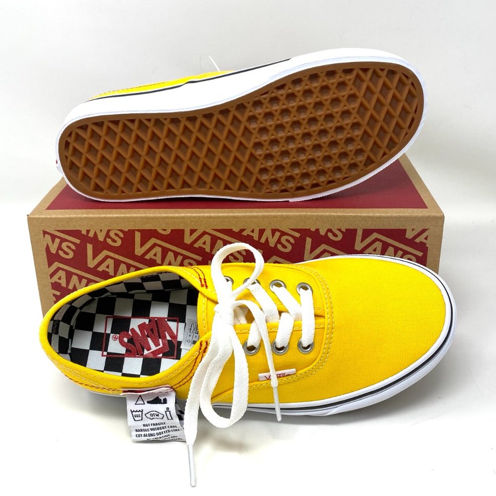 🌹 Spring Sale 🌹 VANS Authentic Hc Diy Lemon Canvas Women's Size 7 VN0A4UUC1AE - Picture 3 of 15